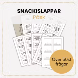 Snackislappar - Påsk