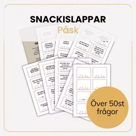 Snackislappar - Påsk