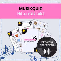 Musikquiz med bilder – Hör låten, hitta bilden!