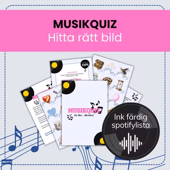 Musikquiz med bilder – Hör låten, hitta bilden!