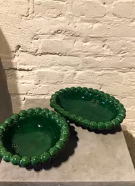 Skål 18 cm. Grön.