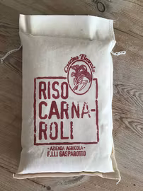 Carnaroliris 1 kg i tygpåse.