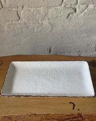 Fat/tallrik 30 cm. Vitt.