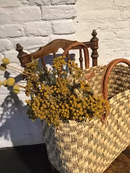 Stor stråväska/korg 45 cm.
