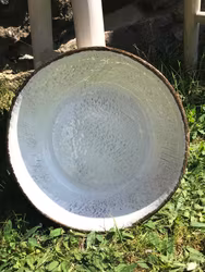 Anticato serveringsskål 26 cm. Vit.
