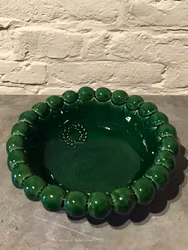 Skål 18 cm. Grön.