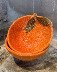 Skål 12 cm. Orange.