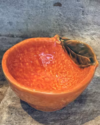 Skål 12 cm. Orange.