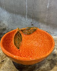 Skål 16 cm. Orange.