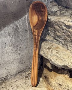 Slev/skopa i olivträ 32 cm.