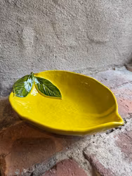 Skål 29 cm. Gul.