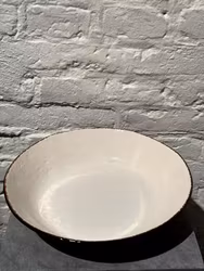 Serveringsfat/skål 30 cm. Vitt.