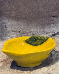 Skål 16 cm. Gul.
