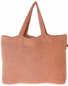 Tygväska 100% linne. Roströd.