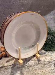 Handmålad tallrik/skål djup 23 cm.