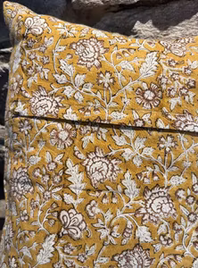 Kuddefodral linne/bomull 50 x 50 cm.