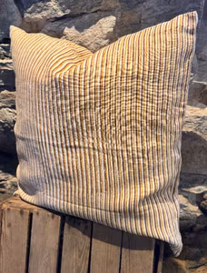 Kuddefodral linne/bomull 50 x 50 cm.