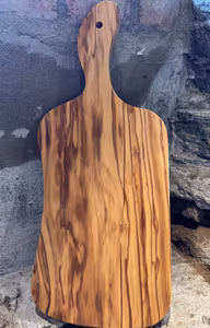 Serveringsbricka/skärbräda i olivträ 46 cm.