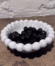 Skål 18 cm. Vit.