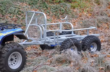 CARLMANS Timmerkärra med Linkran
