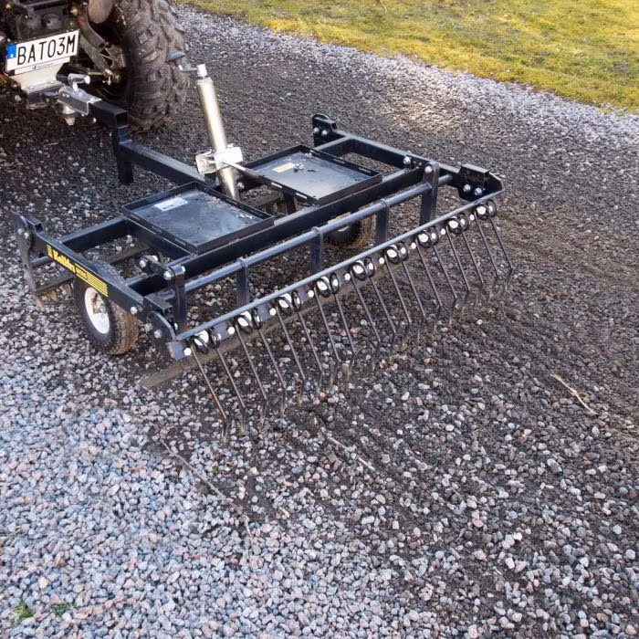 Gårdsharv ATV med justerbart chassi