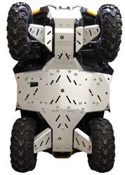 HASPLÅT TILL ATV, ALUMINIUM, KORT MONTERAD