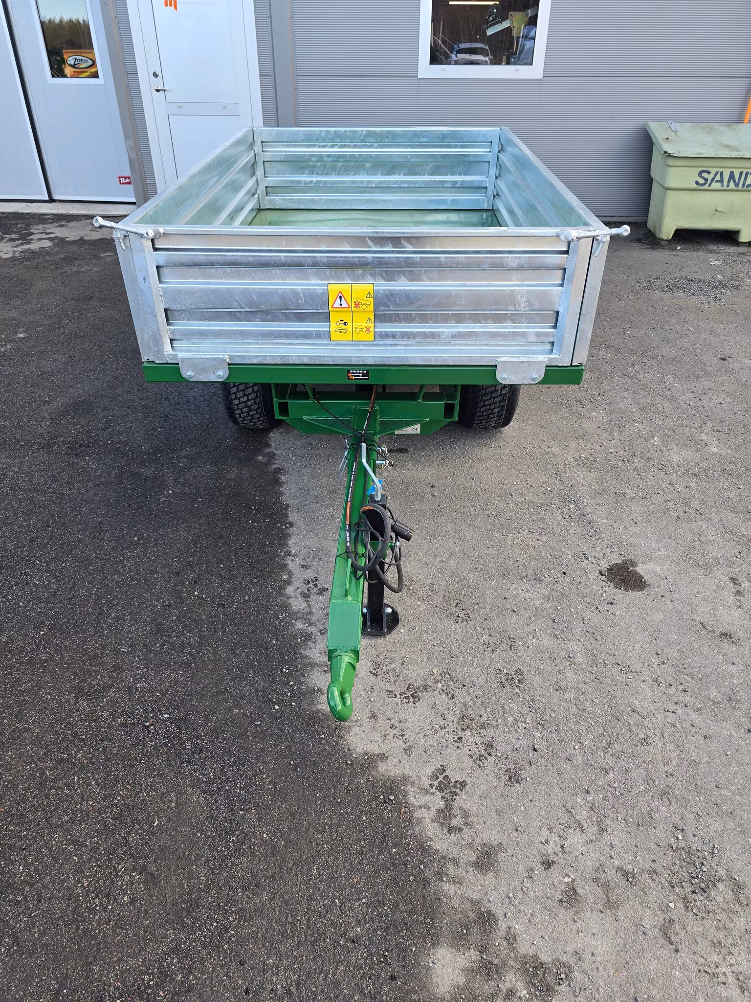 Tippvagn 2,5 ton, galvad