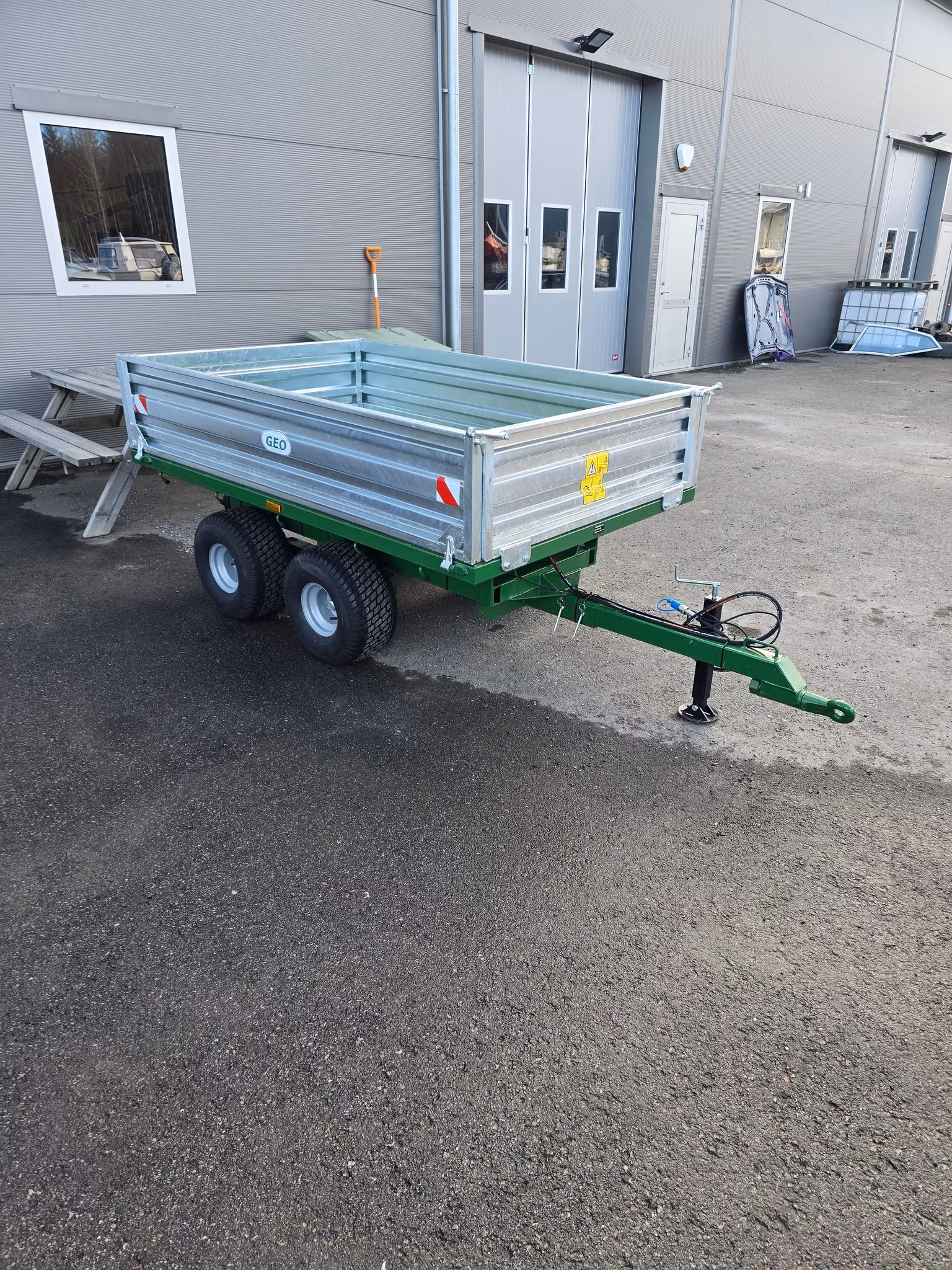 Tippvagn 2,5 ton, galvad