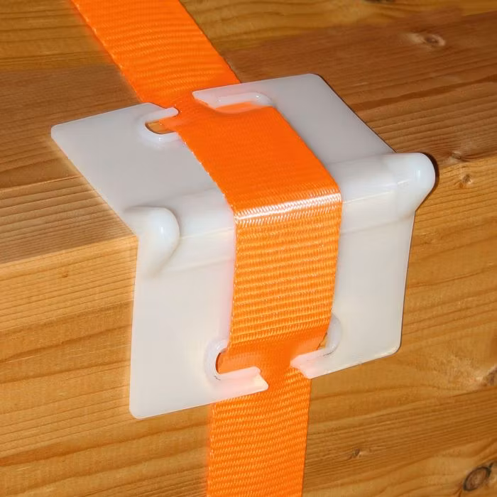 Kantskydd i vinkel till spännband, PVC