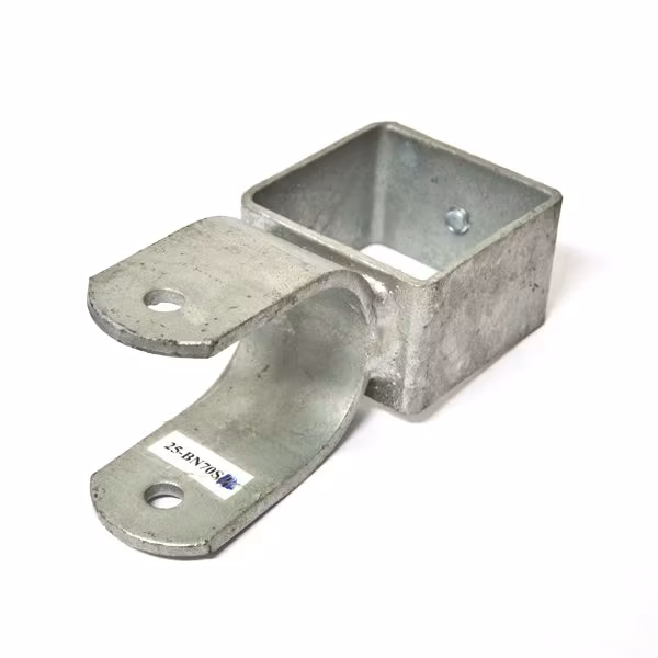 Beslag nackbom montering på 70x70 stolpe