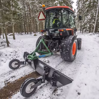 Schaktblad 2,1 m, inkl hjul