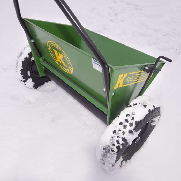 Sandspridare, handdriven