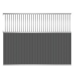 Mellanvägg 3,5 m, inkl plastplank, SWE