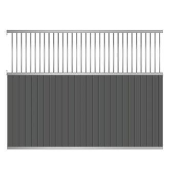 Mellanvägg 3,5 m, inkl plastplank, SWE