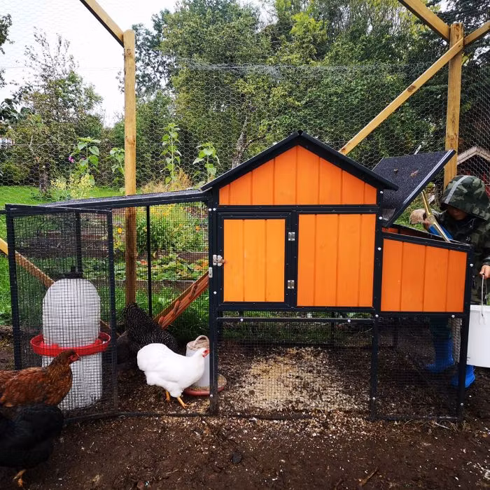 Hönshus MAJA inkl utegård