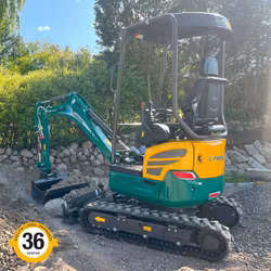 Lovol minigrävare 1,8 ton utan hytt
