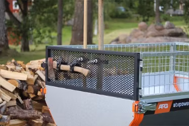 Gårdsvagn ATV, APG PRO med grindar och verktygstavla