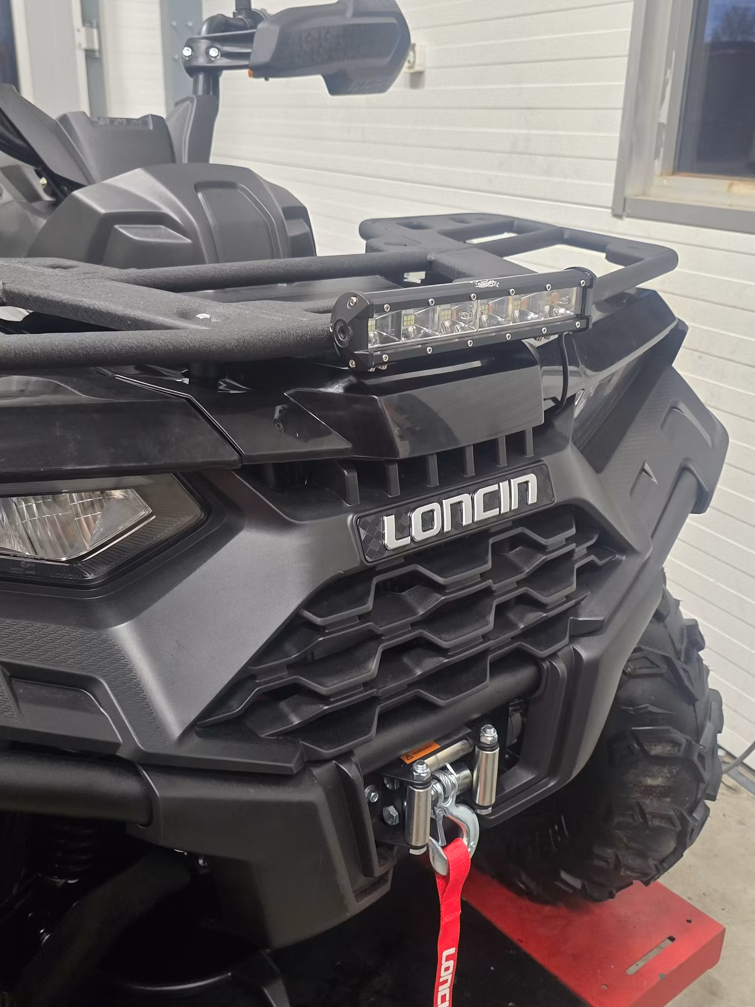 Led ramp fram ink montering