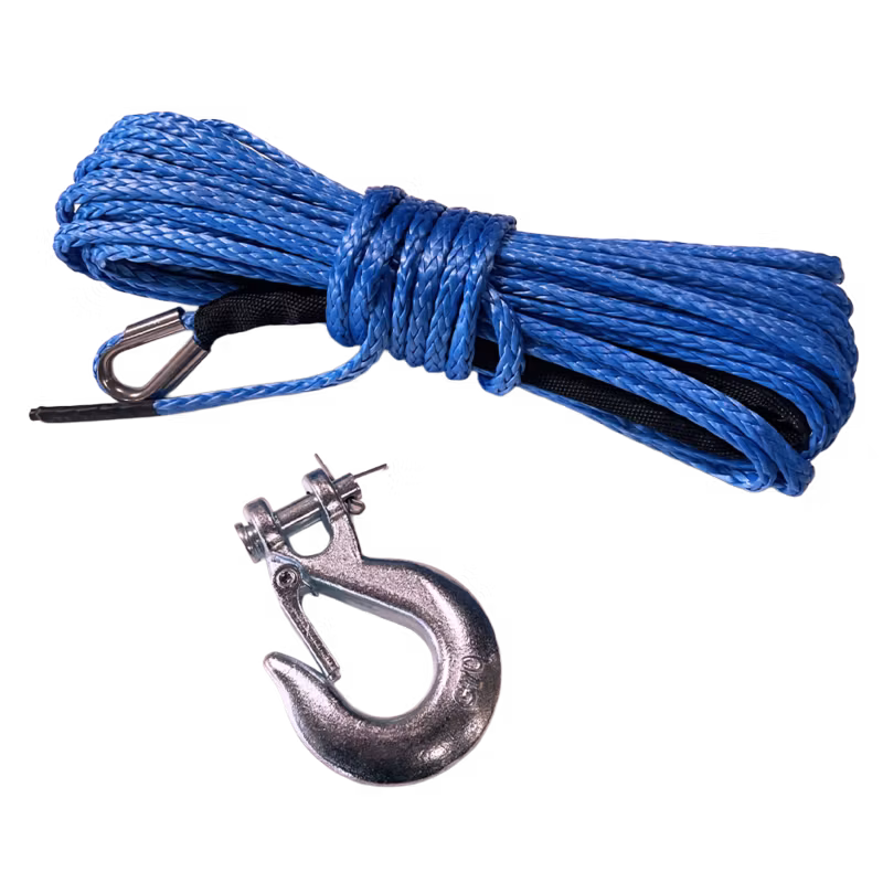 Syntetisk vinchlina med krok 15meter 5mm