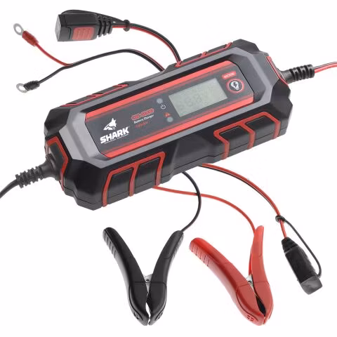 SHARK batteri laddare CN-4000, 6/12V, IP54, 4A DC