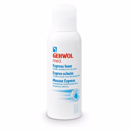 Schuim tegen droge voeten