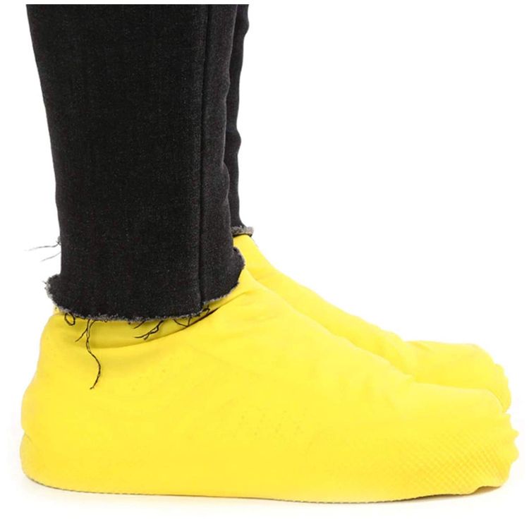 Overschoenen van rubber (geel)