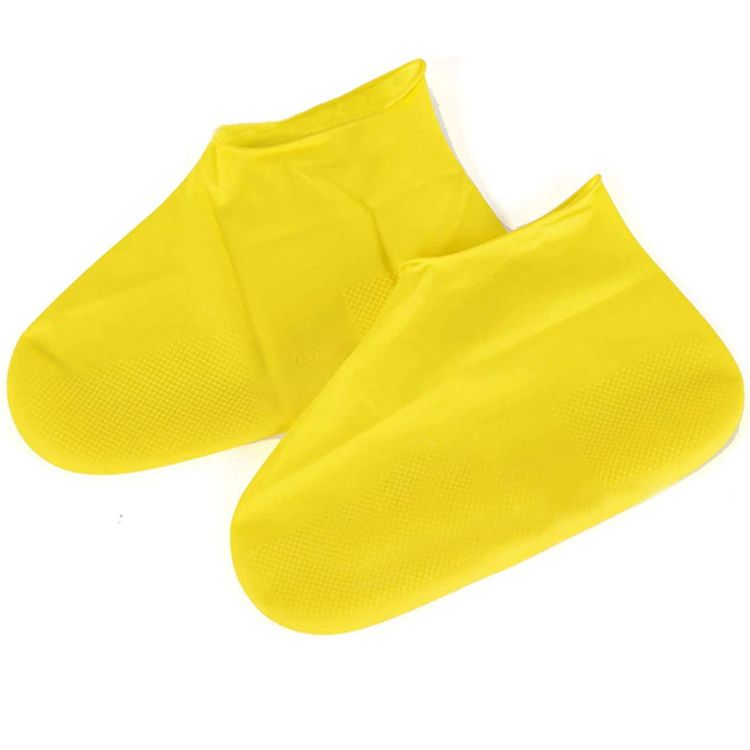 Overschoenen van rubber (geel)