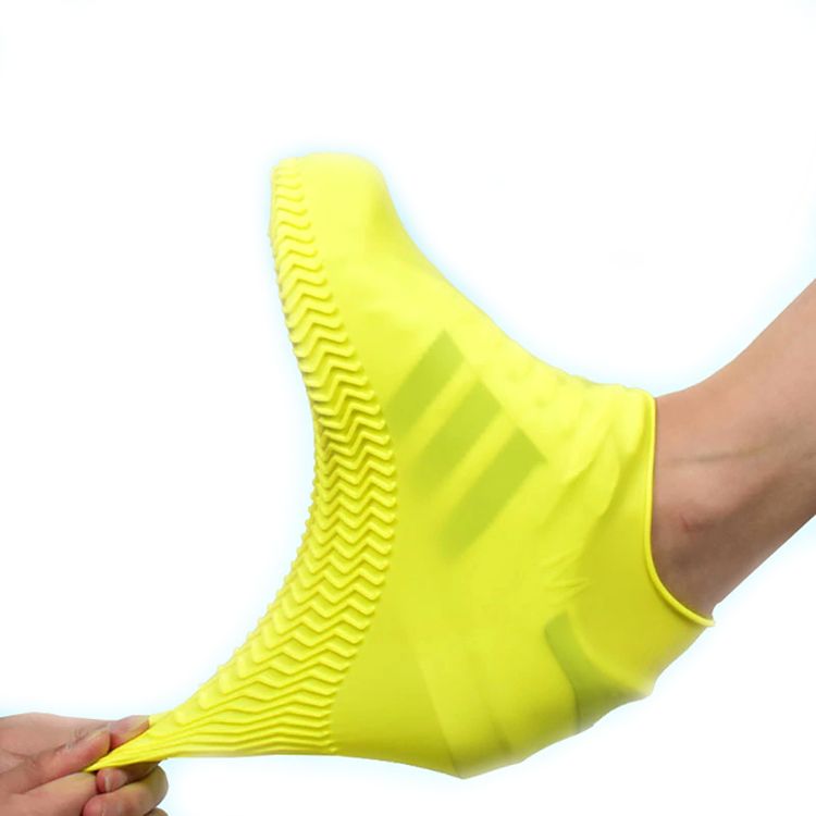 Overschoenen van rubber (geel)