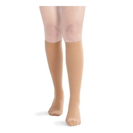 Steunkousen beige