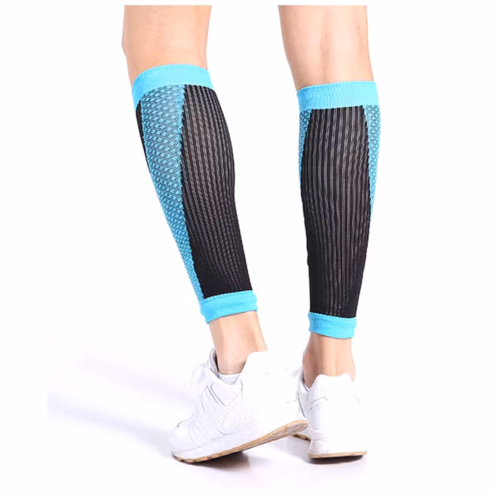 Steunkousen kuiten (blauw)