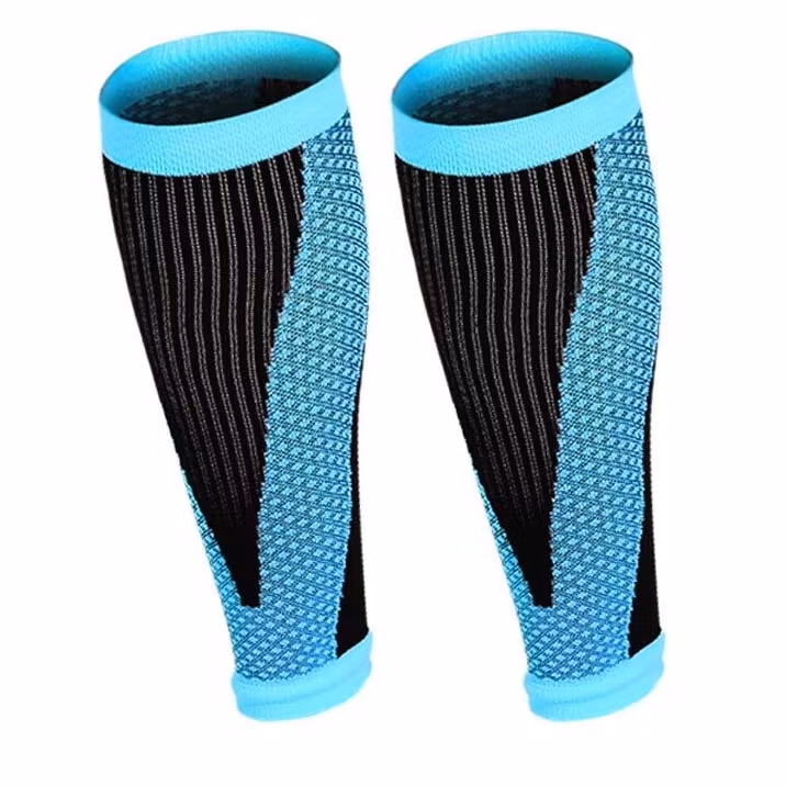 Steunkousen kuiten (blauw)