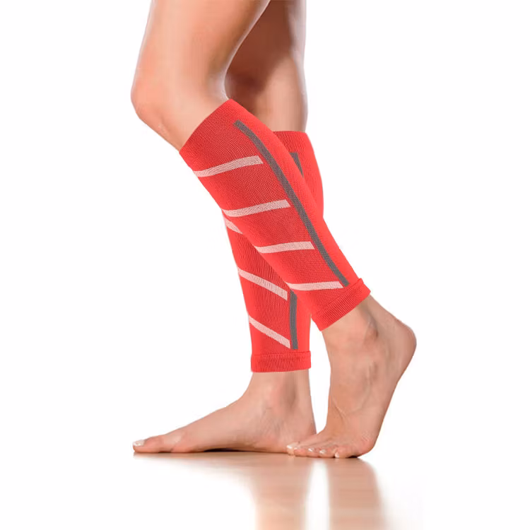 Steunkousen kuiten (rood)