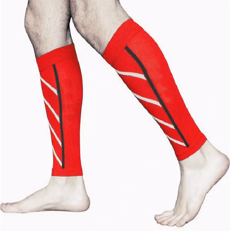 Steunkousen kuiten (rood)