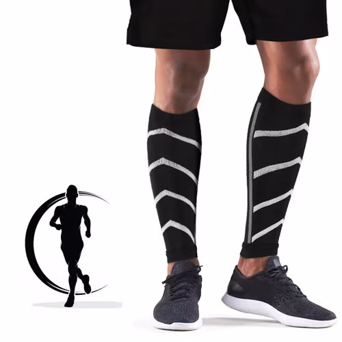 Hardloopkousen kuiten (zwart)